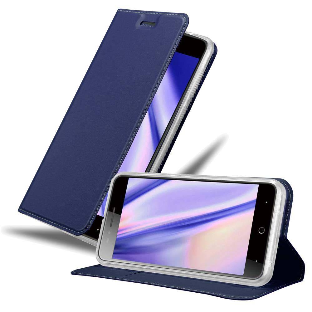 Cadorabo Handyhülle für ZTE Blade A612 Schutz Hülle in Blau Cover Etui Book Case Booklet