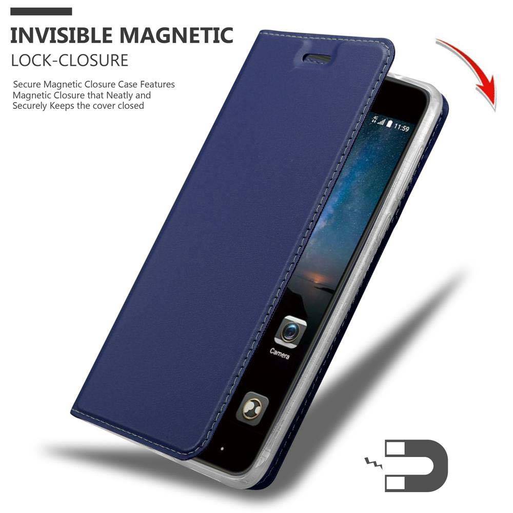 Cadorabo Handyhülle für ZTE Blade A612 Schutz Hülle in Blau Cover Etui Book Case Booklet