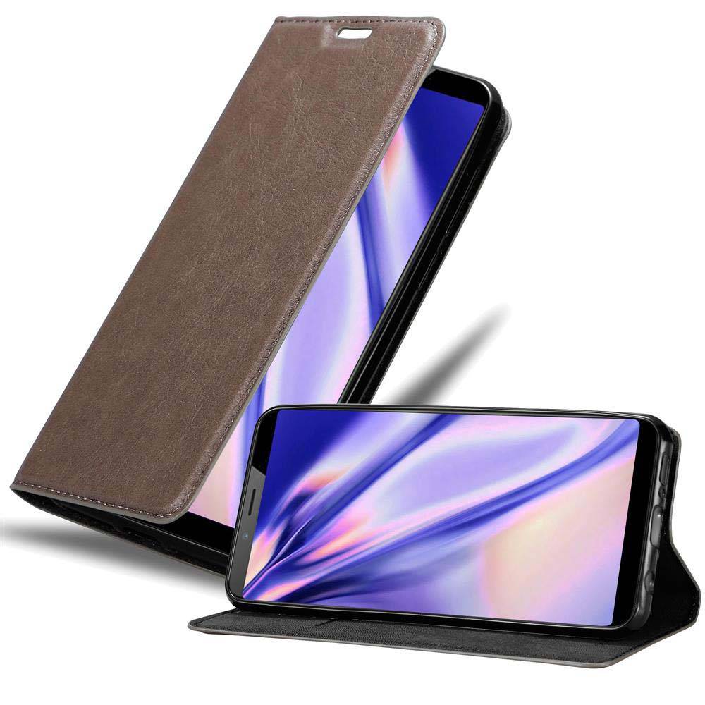 Cadorabo Hülle für ZTE Nubia N3 Schutz Hülle in Braun Handyhülle Etui Case Cover Magnetverschluss