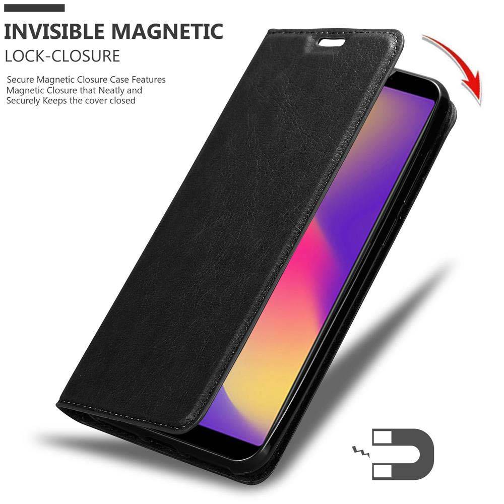 Cadorabo Hülle für ZTE Nubia N3 Schutz Hülle in Schwarz Handyhülle Etui Case Cover Magnetverschluss