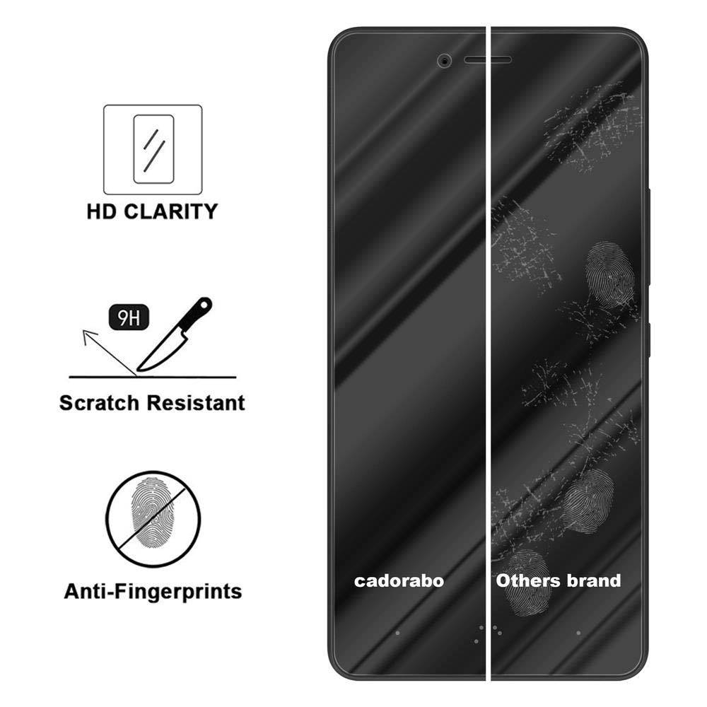 Cadorabo Panzer Folie für BQ Aquaris U / U Lite Schutzfolie in Transparent Gehärtetes Tempered Display-Schutzglas