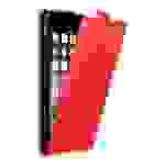 Cadorabo Hülle für Apple iPhone 6 PLUS / 6S PLUS Schutz Hülle in Rot Flip Etui Handyhülle Case Cover