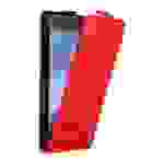 Cadorabo Hülle für HTC U ULTRA Schutz Hülle in Rot Flip Etui Handyhülle Case Cover