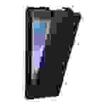 Cadorabo Hülle für HTC U ULTRA Schutz Hülle in Schwarz Flip Etui Handyhülle Case Cover