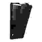 Cadorabo Hülle für Huawei MATE 8 Schutz Hülle in Schwarz Flip Etui Handyhülle Case Cover