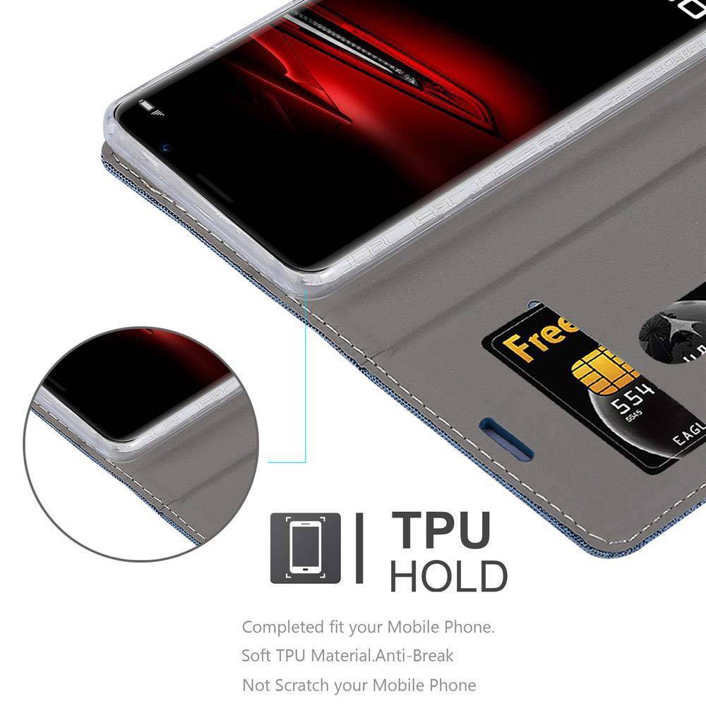 Cadorabo Hülle für Huawei MATE RS Schutzhülle in Blau Handy Hülle Etui Book Case Cover