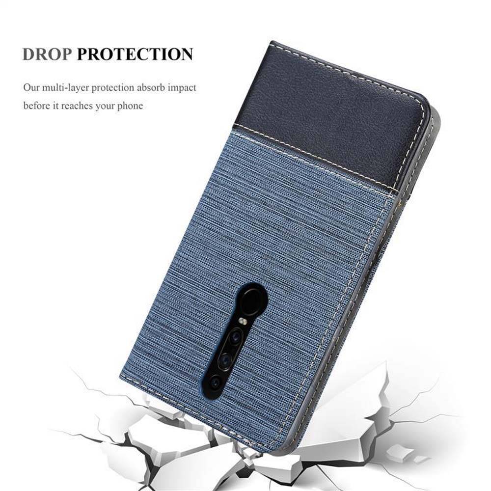 Cadorabo Hülle für Huawei MATE RS Schutzhülle in Blau Handy Hülle Etui Book Case Cover