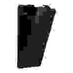 Cadorabo Hülle für Huawei P10 LITE Schutz Hülle in Schwarz Flip Etui Handyhülle Case Cover