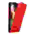 Cadorabo Hülle für LG G2 Schutz Hülle in Rot Flip Etui Handyhülle Case Cover