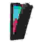 Cadorabo Hülle für LG G4 / G4 PLUS Schutz Hülle in Schwarz Flip Etui Handyhülle Case Cover