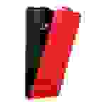 Cadorabo Hülle für LG G5 Schutz Hülle in Rot Flip Etui Handyhülle Case Cover