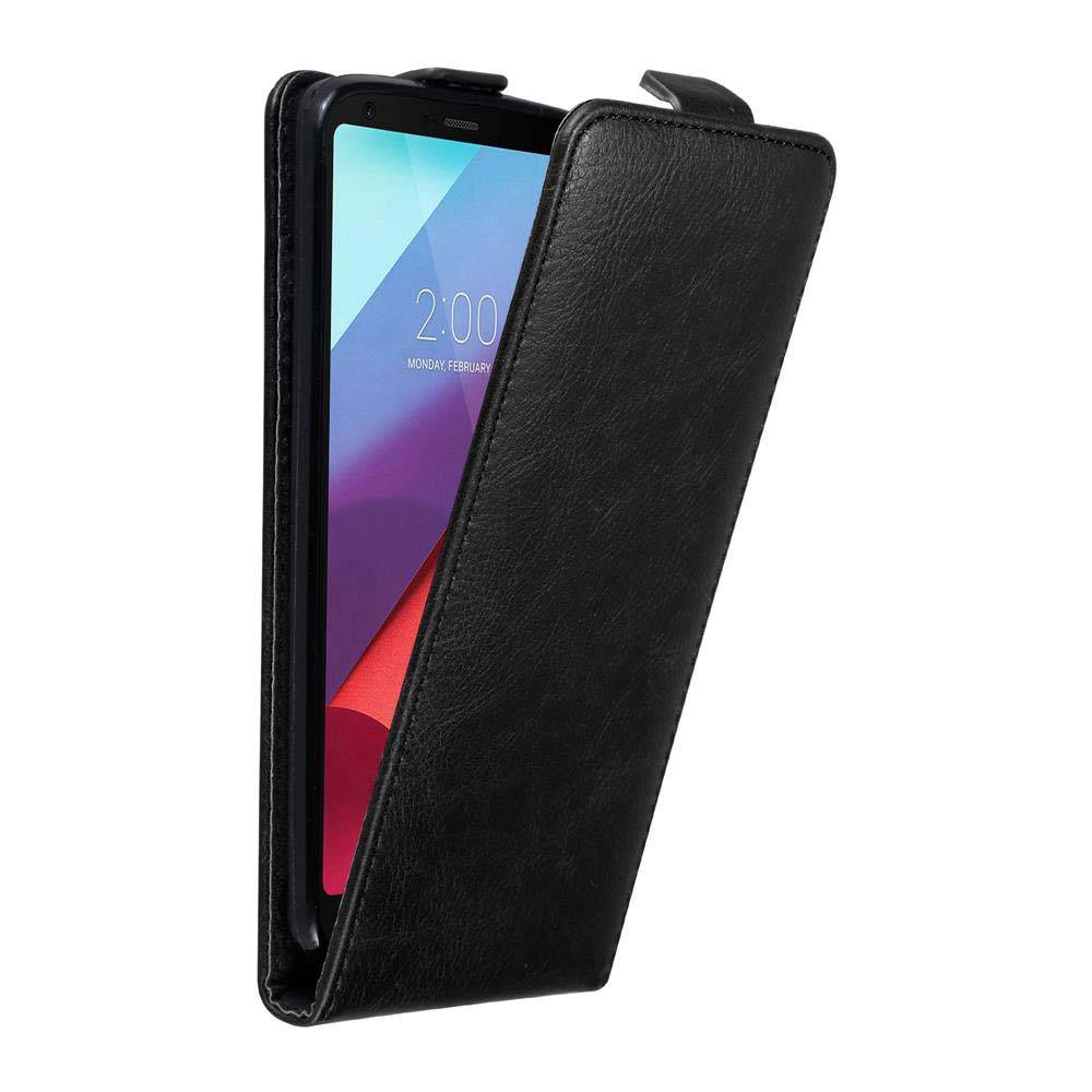 Cadorabo Hülle für LG G6 Schutz Hülle in Schwarz Flip Etui Handyhülle Case Cover