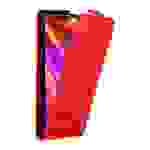 Cadorabo Hülle für LG G7 ThinQ / FIT / ONE Schutz Hülle in Rot Flip Etui Handyhülle Case Cover