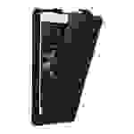 Cadorabo Hülle für LG K8 2016 Schutz Hülle in Schwarz Flip Etui Handyhülle Case Cover