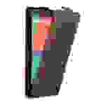 Cadorabo Hülle für LG Google NEXUS 5 Schutz Hülle in Braun Flip Etui Handyhülle Case Cover