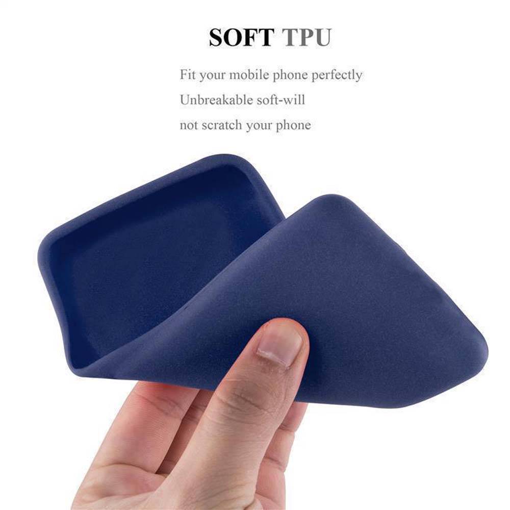 Cadorabo Schutzhülle für Motorola MOTO C Hülle in Blau Handyhülle TPU Etui Cover Case