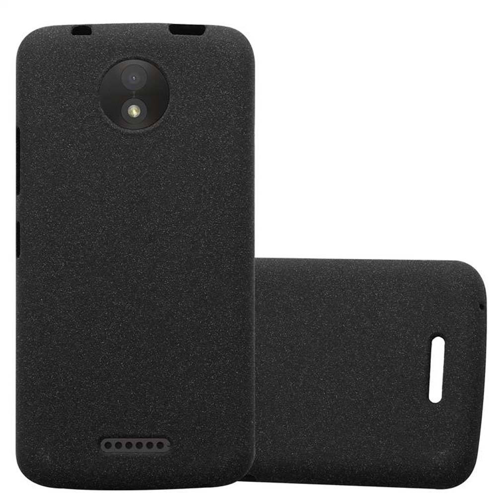 Cadorabo Schutzhülle für Motorola MOTO C Hülle in Schwarz Handyhülle TPU Etui Cover Case