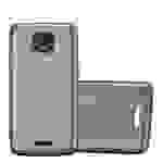 Cadorabo Schutzhülle für Motorola MOTO C Hülle in Grau Handyhülle TPU Silikon Etui Cover Case