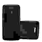 Cadorabo Schutzhülle für Motorola MOTO C PLUS Hülle in Schwarz Handyhülle TPU Silikon Etui Cover Case