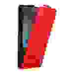 Cadorabo Hülle für Motorola MOTO G4 PLAY Schutz Hülle in Rot Flip Etui Handyhülle Case Cover