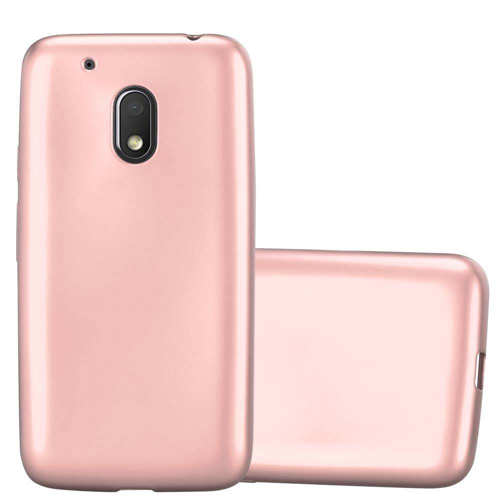 Cadorabo Schutzhülle für Motorola MOTO G4 PLAY Hülle in Rosa Handyhülle TPU Silikon Etui Cover Case