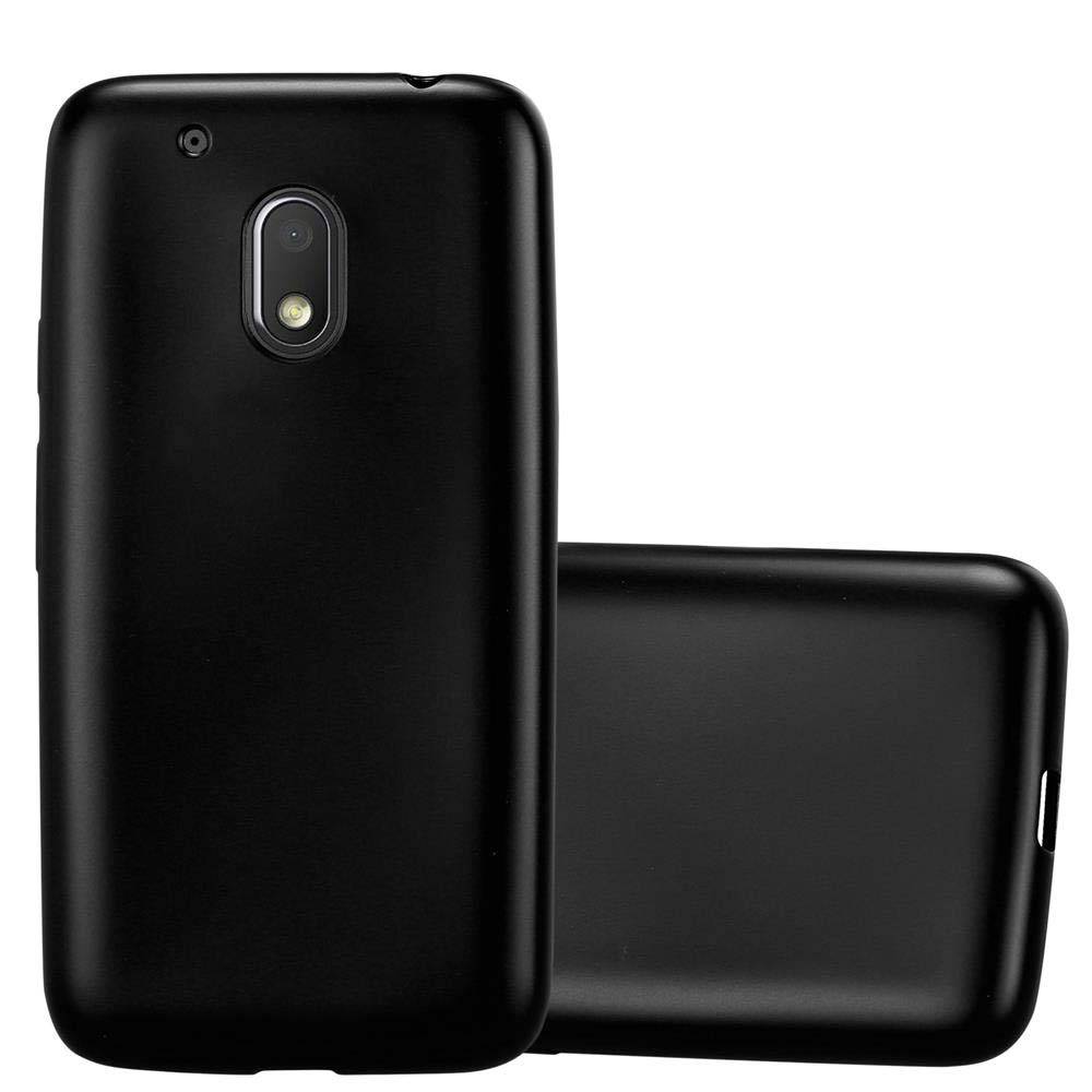 Cadorabo Schutzhülle für Motorola MOTO G4 PLAY Hülle in Schwarz Handyhülle TPU Silikon Etui Cover Case