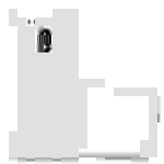 Cadorabo Schutzhülle für Motorola MOTO G4 PLAY Hülle in Silber Handyhülle TPU Silikon Etui Cover Case