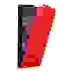 Cadorabo Hülle für Motorola MOTO X4 Schutz Hülle in Rot Flip Etui Handyhülle Case Cover