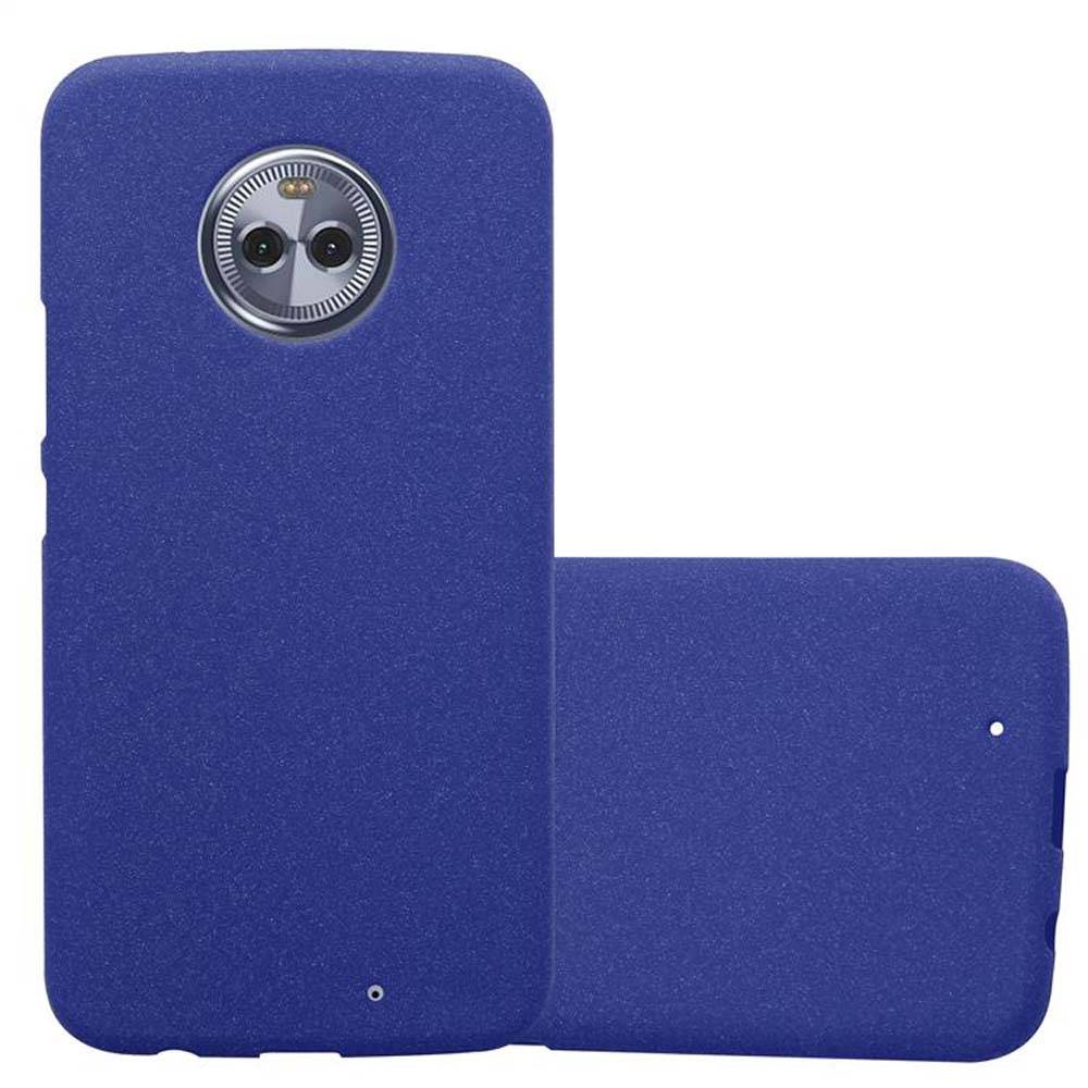 Cadorabo Schutzhülle für Motorola MOTO X4 Hülle in Blau Handyhülle TPU Etui Cover Case