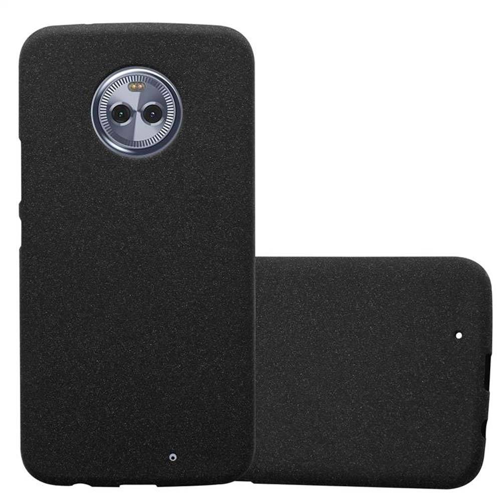 Cadorabo Schutzhülle für Motorola MOTO X4 Hülle in Schwarz Handyhülle TPU Etui Cover Case