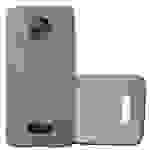 Cadorabo Schutzhülle für Motorola MOTO X4 Hülle in Grau Handyhülle TPU Silikon Etui Cover Case