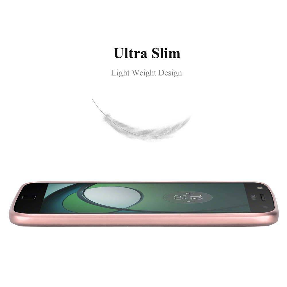 Cadorabo Schutzhülle für Motorola MOTO Z Hülle in Rosa Handyhülle TPU Silikon Etui Cover Case