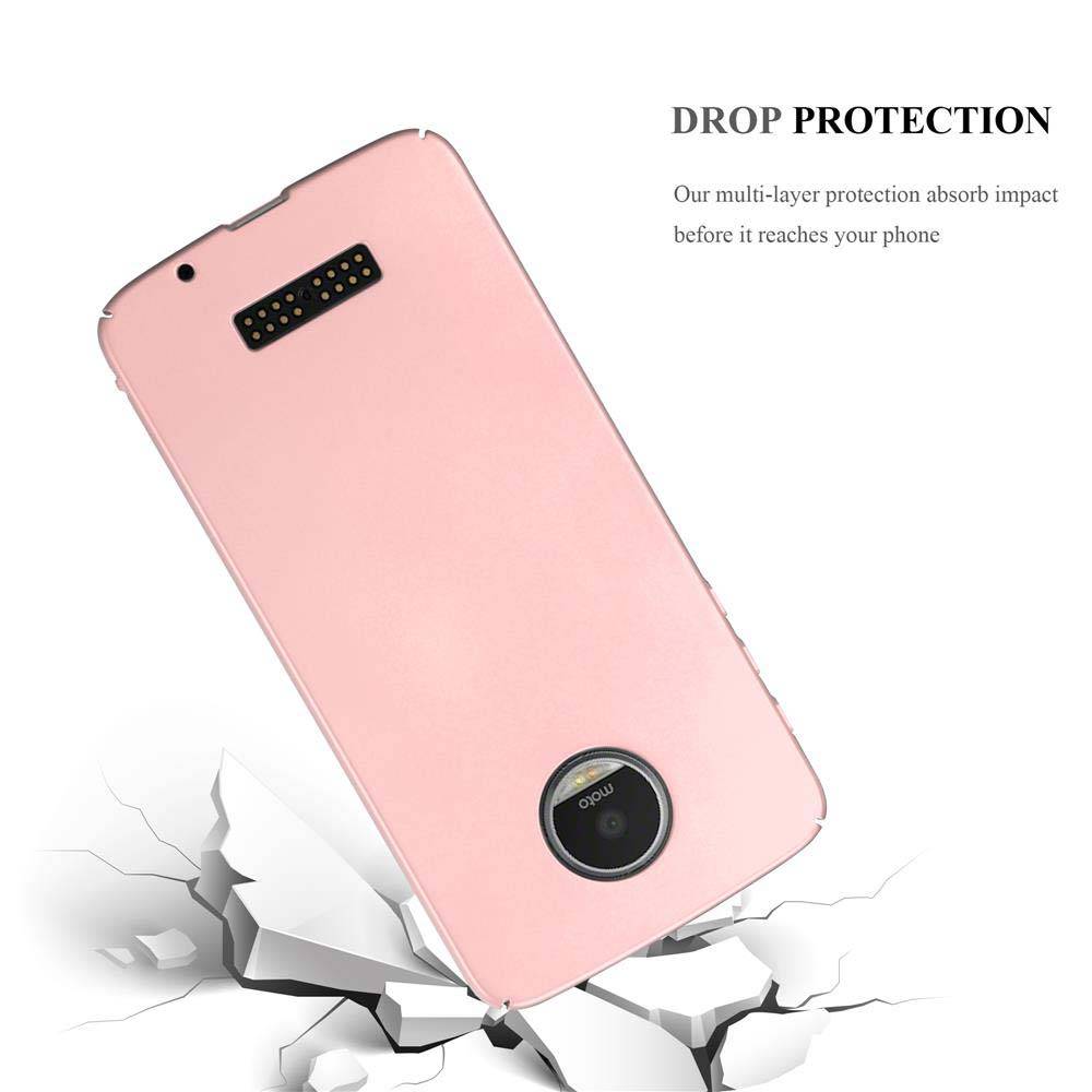 Cadorabo Schutzhülle für Motorola MOTO Z Hülle in Rosa Handyhülle TPU Silikon Etui Cover Case