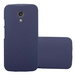 Cadorabo Schutzhülle für Motorola MOTO Z2 Hülle in Blau Etui Hard Case Handyhülle Cover