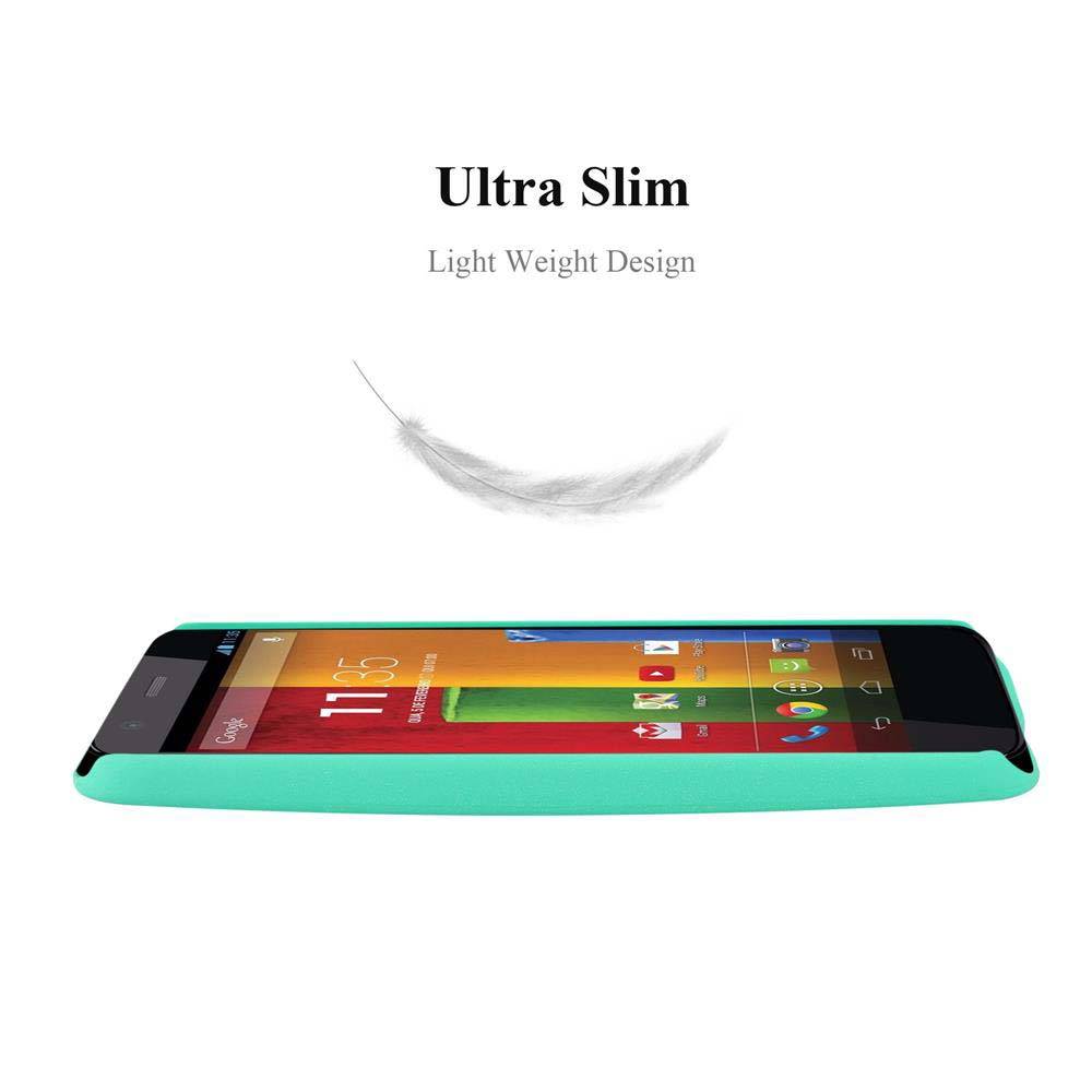 Cadorabo Schutzhülle für Motorola MOTO Z2 Hülle in Grün Etui Hard Case Handyhülle Cover