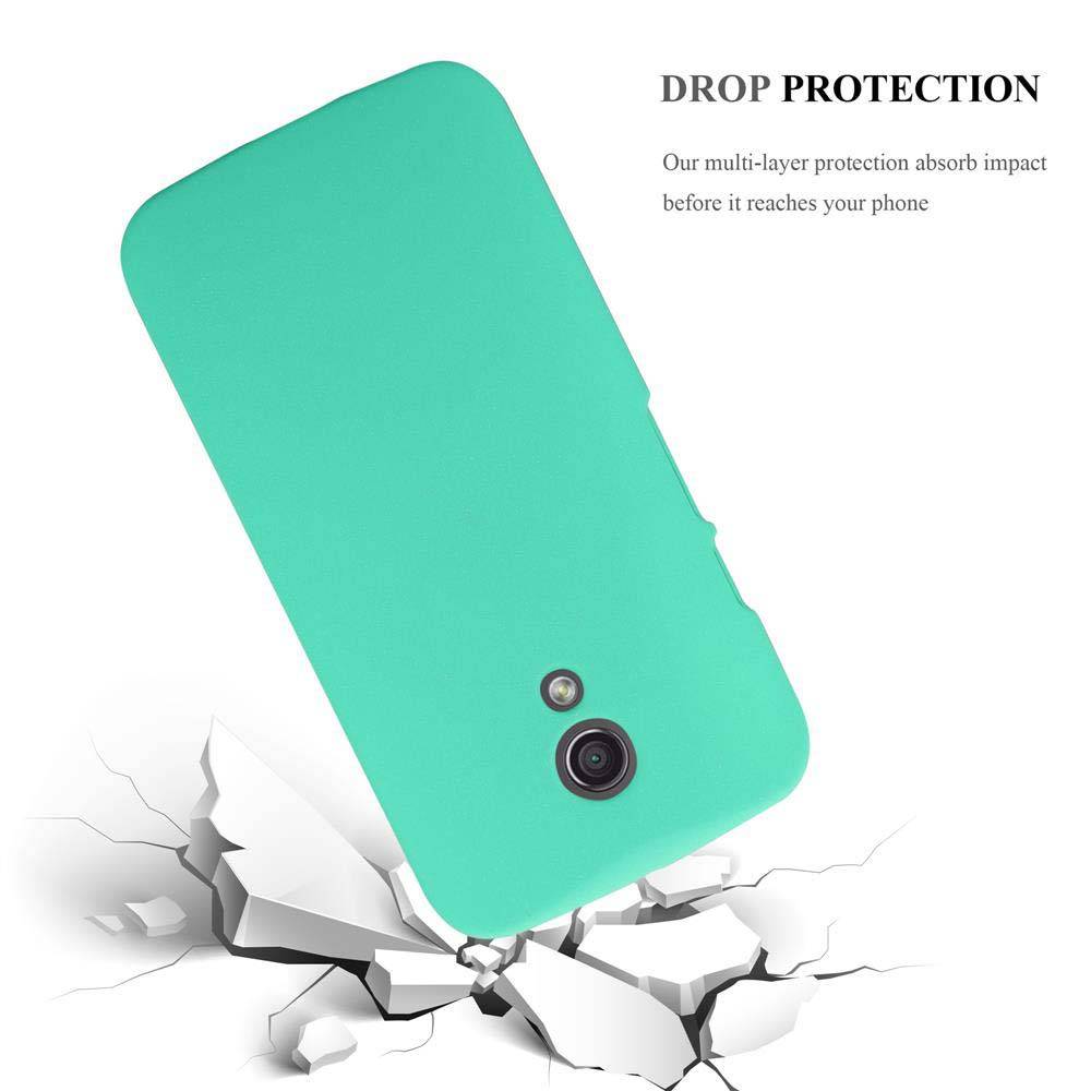 Cadorabo Schutzhülle für Motorola MOTO Z2 Hülle in Grün Etui Hard Case Handyhülle Cover