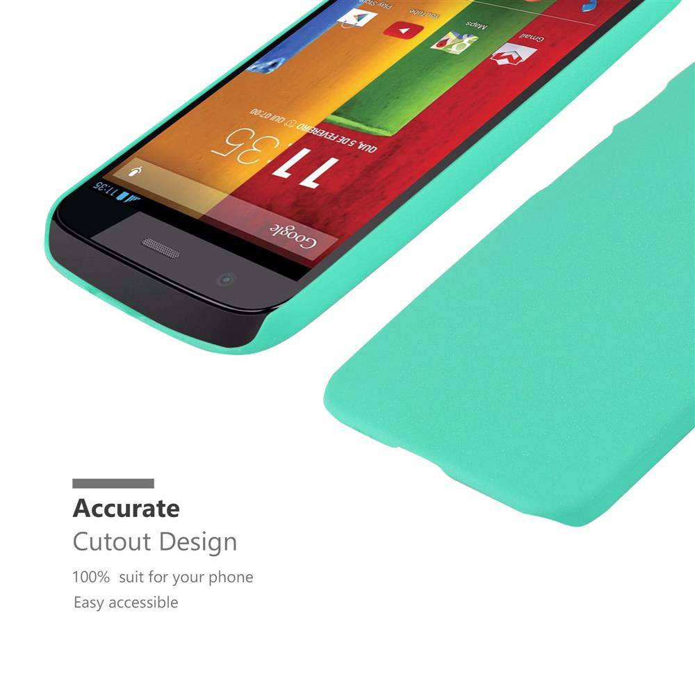 Cadorabo Schutzhülle für Motorola MOTO Z2 Hülle in Grün Etui Hard Case Handyhülle Cover