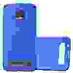 Cadorabo Schutzhülle für Motorola MOTO Z2 Hülle in Blau Handyhülle TPU Silikon Etui Cover Case