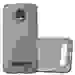 Cadorabo Schutzhülle für Motorola MOTO Z2 Hülle in Grau Handyhülle TPU Silikon Etui Cover Case