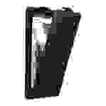 Cadorabo Hülle für Motorola Google NEXUS 6 Schutz Hülle in Schwarz Flip Etui Handyhülle Case Cover