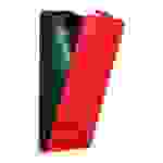 Cadorabo Hülle für Nokia 2 2017 Schutz Hülle in Rot Flip Etui Handyhülle Case Cover