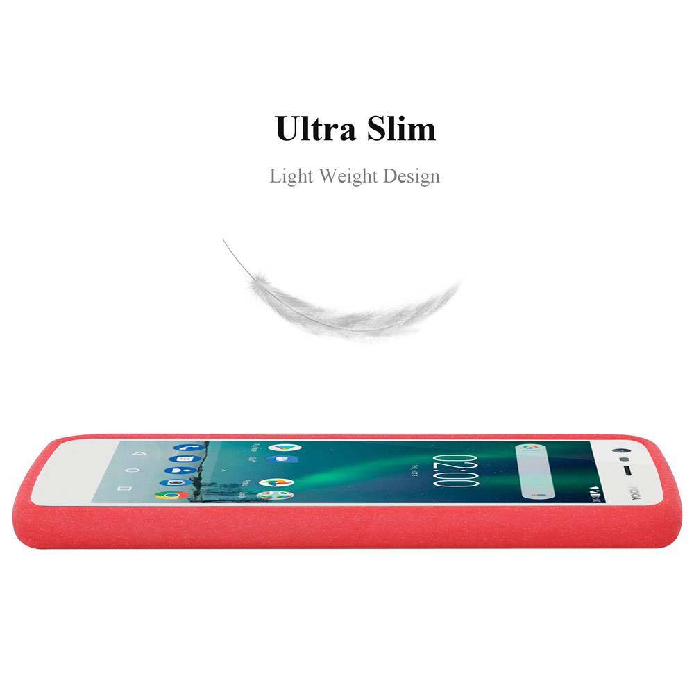 Cadorabo Schutzhülle für Nokia 2 2017 Hülle in Rot Handyhülle TPU Etui Cover Case
