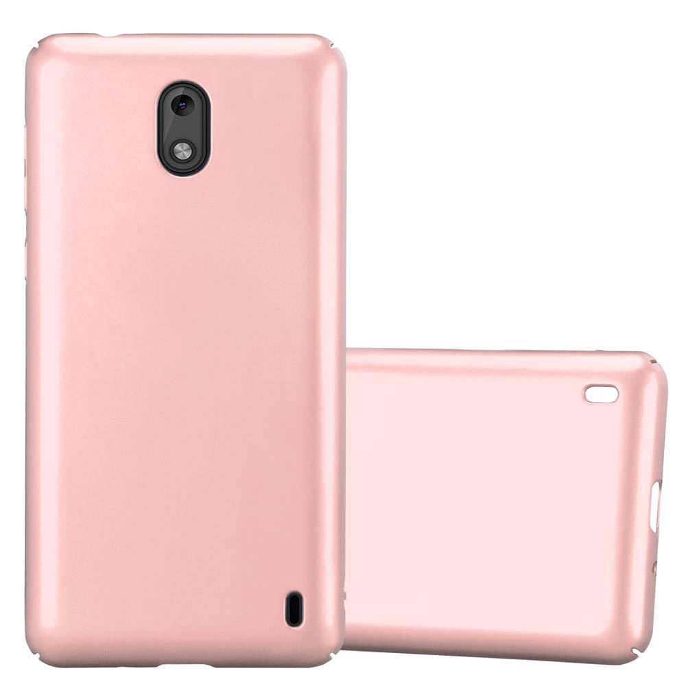 Cadorabo Hülle für Nokia 2 2017 Schutzhülle in Rosa Hard Case Handy Hülle Etui