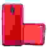 Cadorabo Schutzhülle für Nokia 2 2017 Hülle in Rot Handyhülle TPU Silikon Etui Cover Case