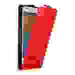Cadorabo Hülle für Nokia 3 2017 Schutz Hülle in Rot Flip Etui Handyhülle Case Cover