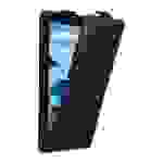 Cadorabo Hülle für Nokia 6.1 Schutz Hülle in Schwarz Flip Etui Handyhülle Case Cover