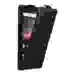 Cadorabo Hülle für Nokia 8 Sirocco Schutz Hülle in Schwarz Flip Etui Handyhülle Case Cover