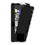 Cadorabo Hülle für Nokia Lumia 1020 Schutz Hülle in Schwarz Flip Etui Handyhülle Case Cover