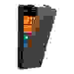 Cadorabo Hülle für Nokia Lumia 1320 Schutz Hülle in Braun Flip Etui Handyhülle Case Cover