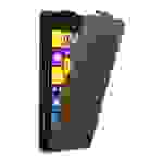 Cadorabo Hülle für Nokia Lumia 1520 Schutz Hülle in Braun Flip Etui Handyhülle Case Cover